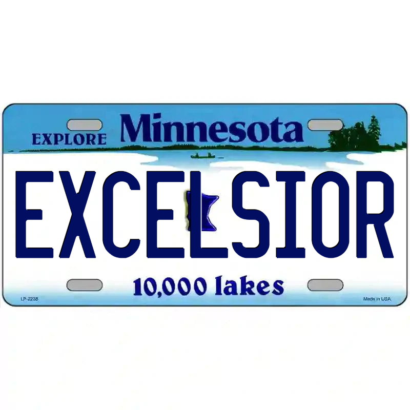 Excelsior Minnesota Metal Sign
