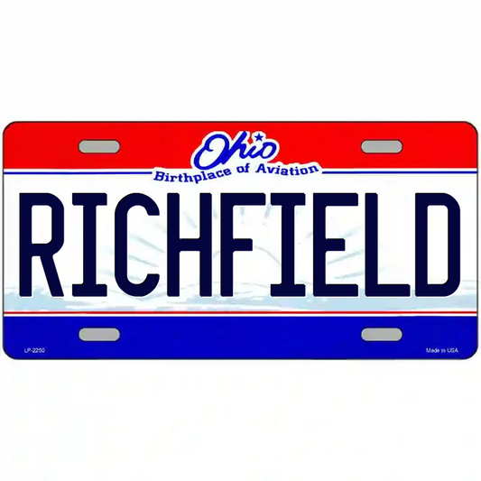 Richfield Ohio Metal Sign