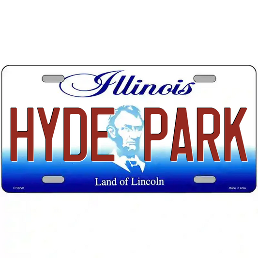 Hyde Park Illinois Metal Sign