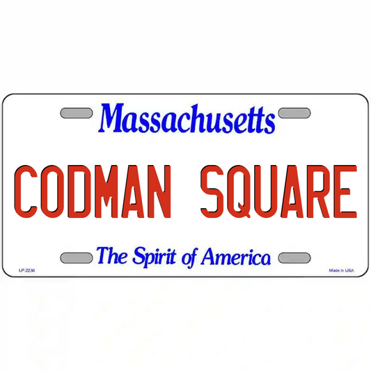 Codman Square Massachusetts Metal Sign