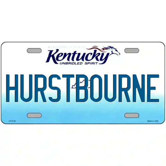 Hurtsbourne Kentucky Metal Sign