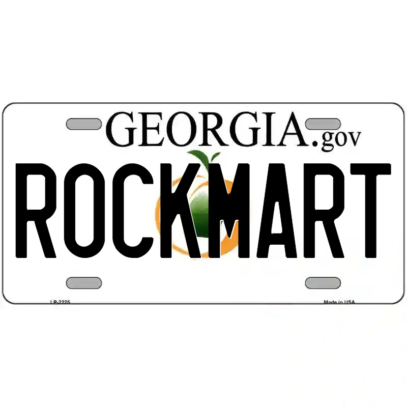 Rockmart Georgia Metal Sign