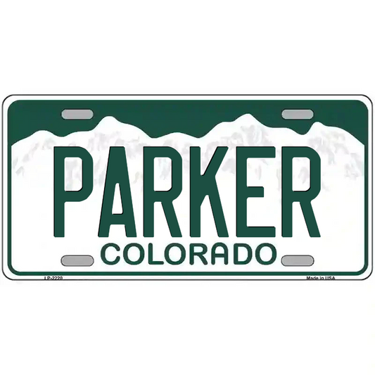 Parker Colorado Metal Sign