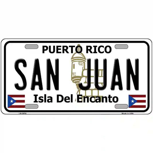 San Juan Puerto Rico Metal Sign