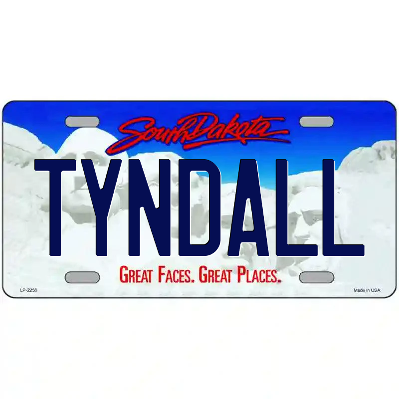 Tyndall South Dakota Metal Sign