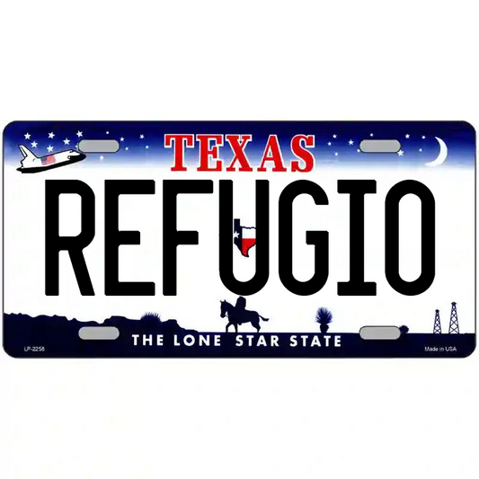 Refugio Texas Metal Sign