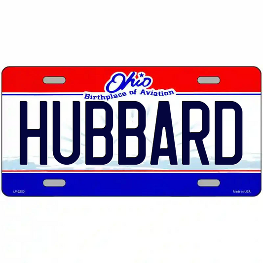 Hubbard Ohio Metal Sign