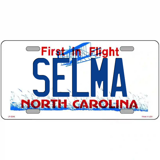 Selma North Carolina Metal Sign
