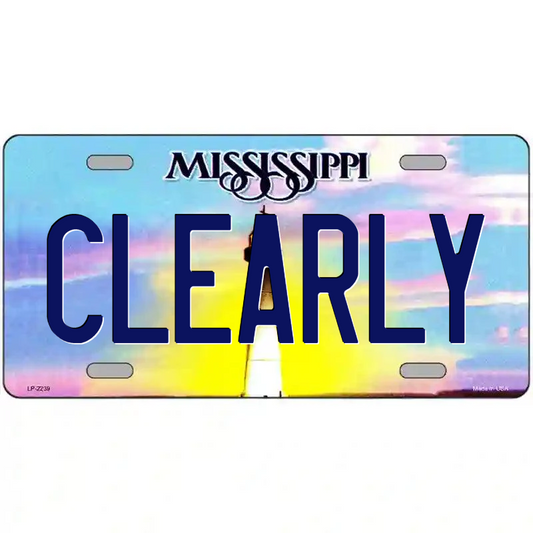 Clearly Mississippi Metal SIgn