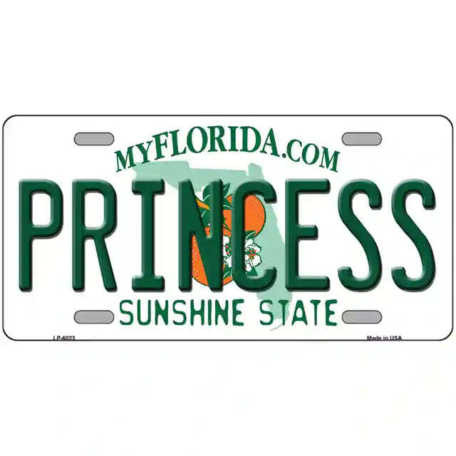 Princess Florida Metal Sign