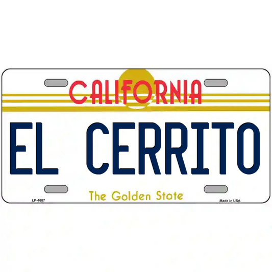 El Cerrito California Metal Sign