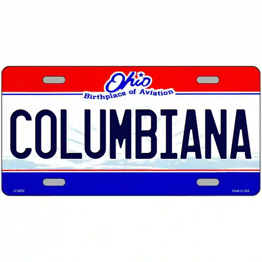 Columbiana Ohio Metal Sign