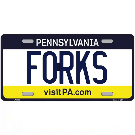 Forks Pensylvania Metal Sign