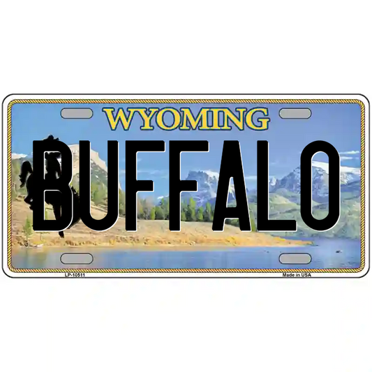 Buffalo Wyoming Metal Sign
