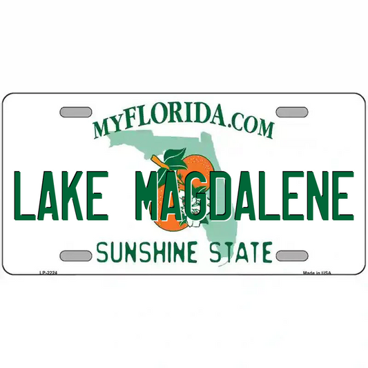Lake Magdalene Florida Metal Sign