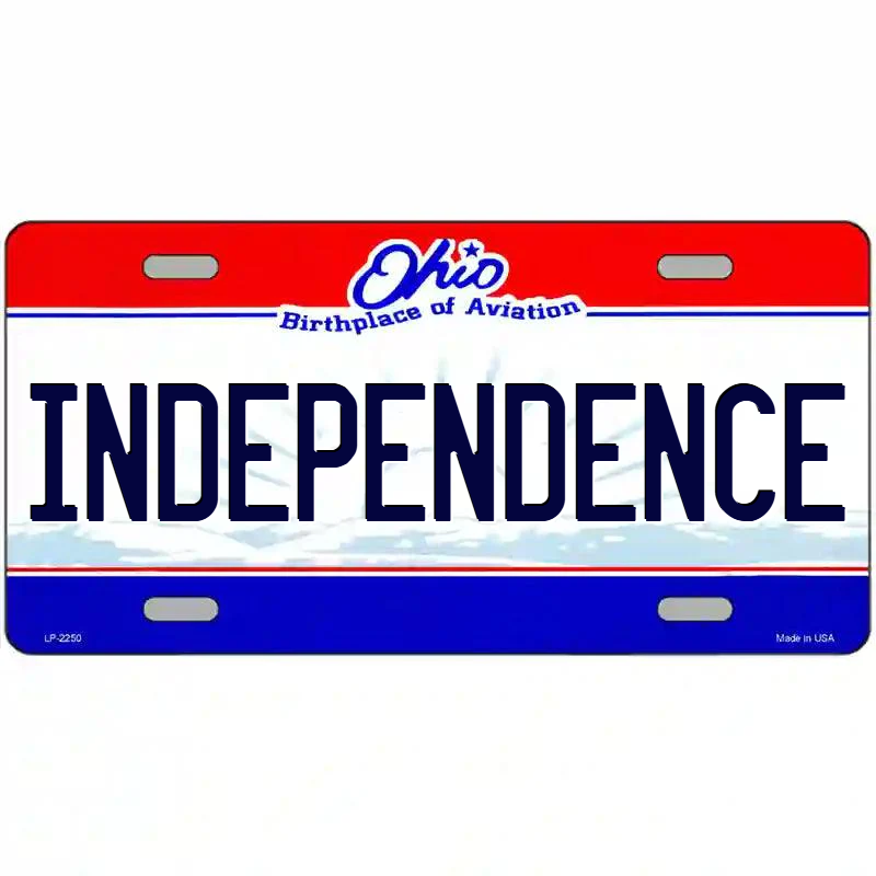 Independence Ohio Metal Sign