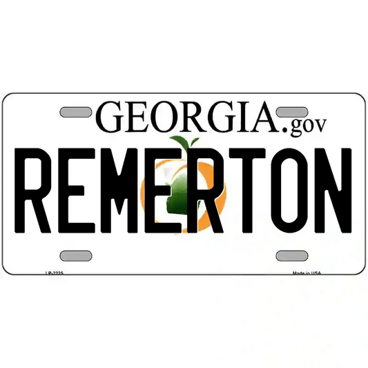 Remerton Georgia Metal Sign