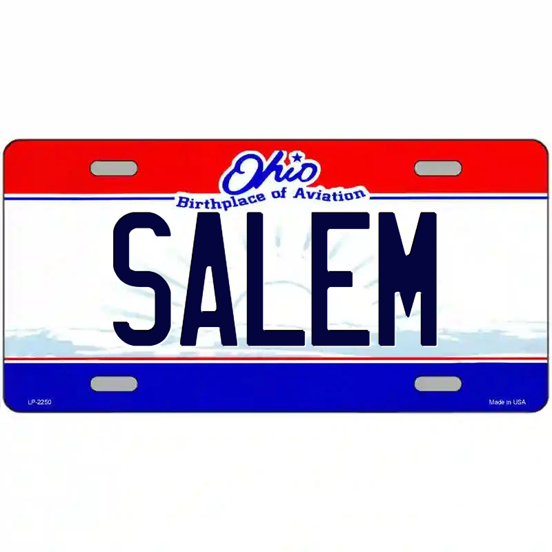 Salem Ohio Metal Sign