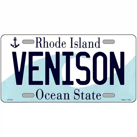 Venison Rhode Island Metal Sign