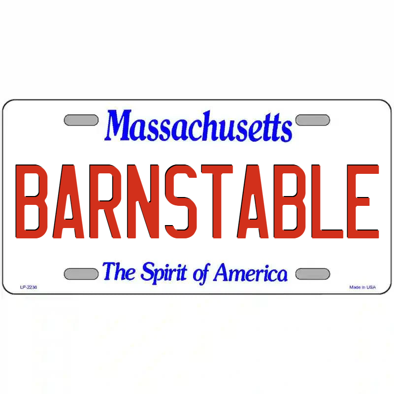 Barnstable Massachusetts Metal Sign