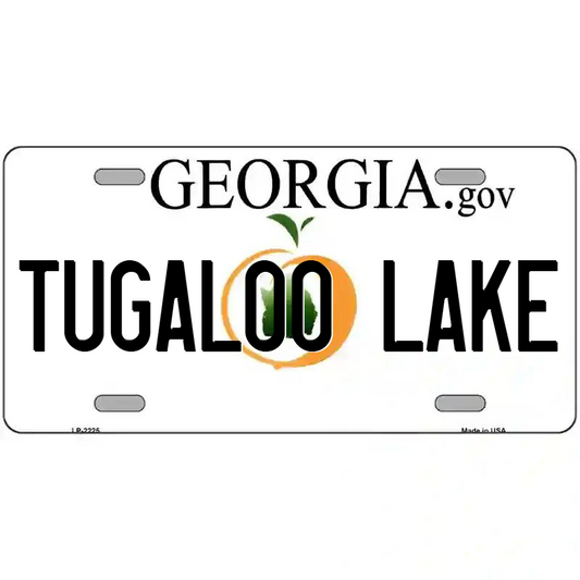 Tugaloo Lake Georgia Metal Sign