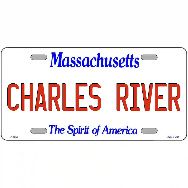 Charles River Massachusetts Metal Sign