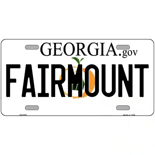 Fairmount Georgia Metal Sign