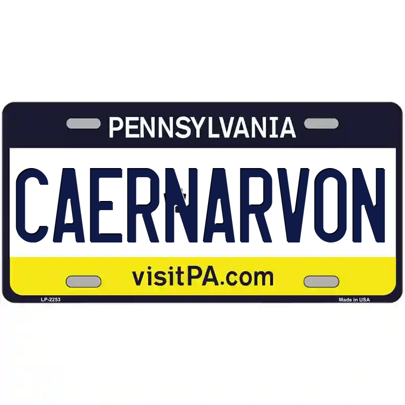 Caernarvon Pennsylvania Metal Sign