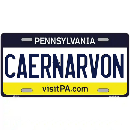 Caernarvon Pennsylvania Metal Sign