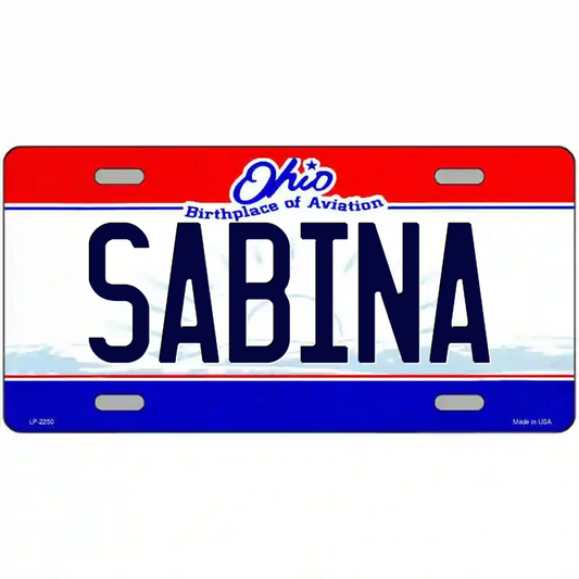 Sabina Ohio Metal Sign