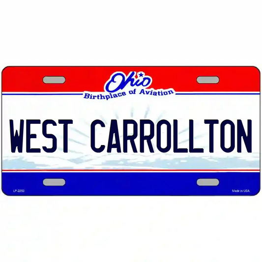 West Carrollton Ohio Metal Sign