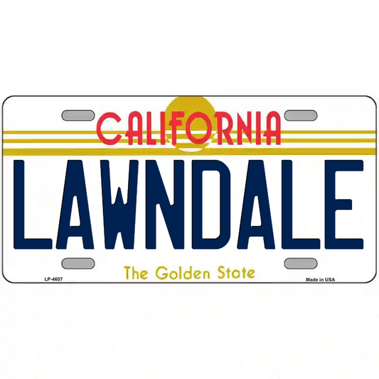 Lawndale California Metal Sign