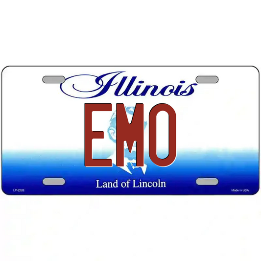 Emo Illinois Metal Sign