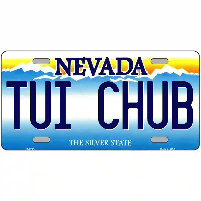 Tui Chub Nevada Metal Sign