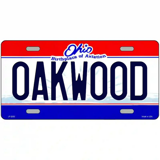 Oakwood Ohio Metal Sign