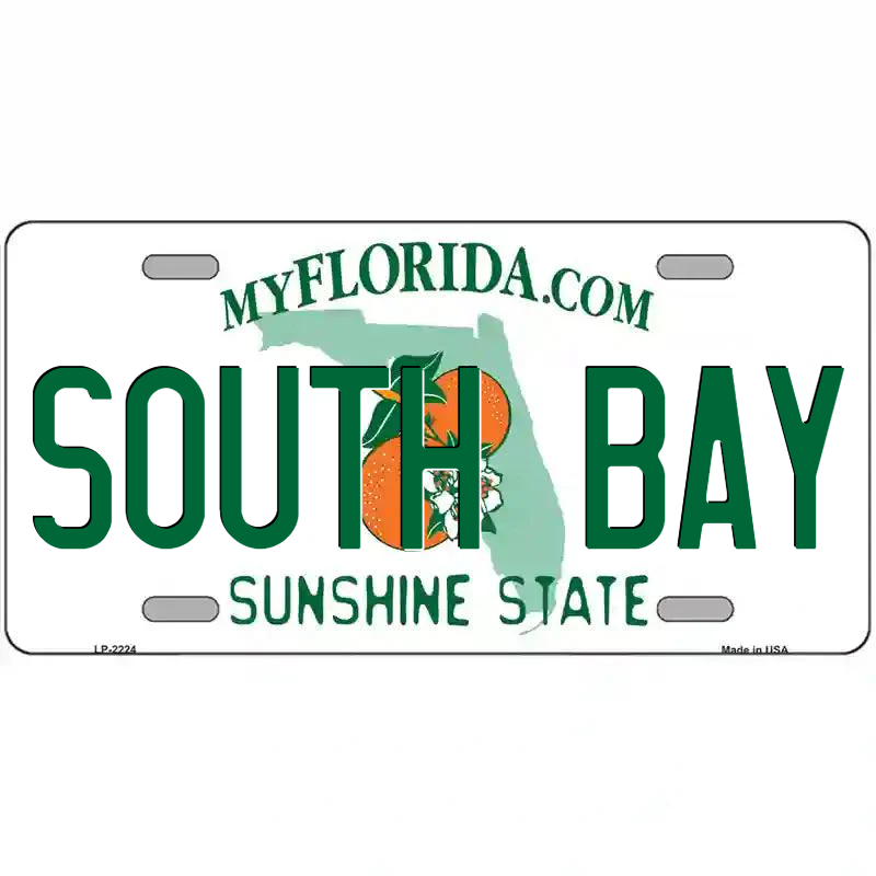 South Bay Florida Metal Sign