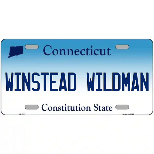Winstead Wildman Connecticut Metal Sign