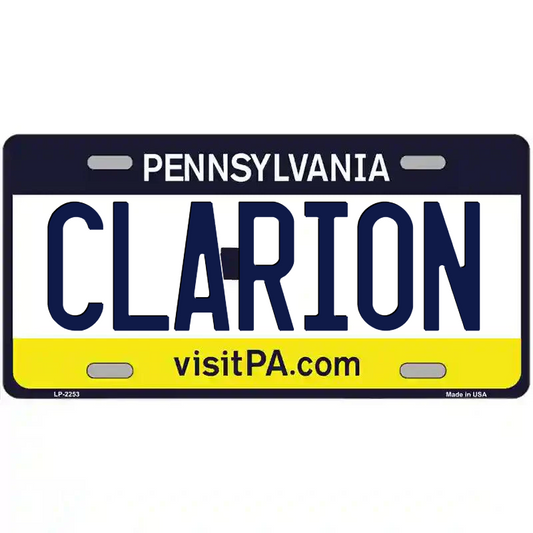 Clarion Pennsylvania Metal Sign