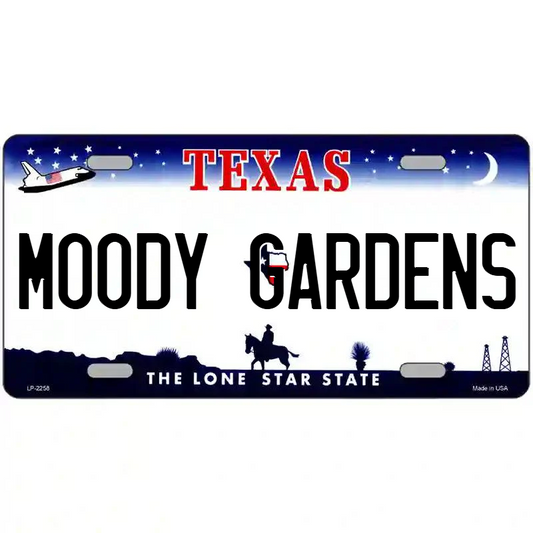 Moody Gardens Texas Metal Sign