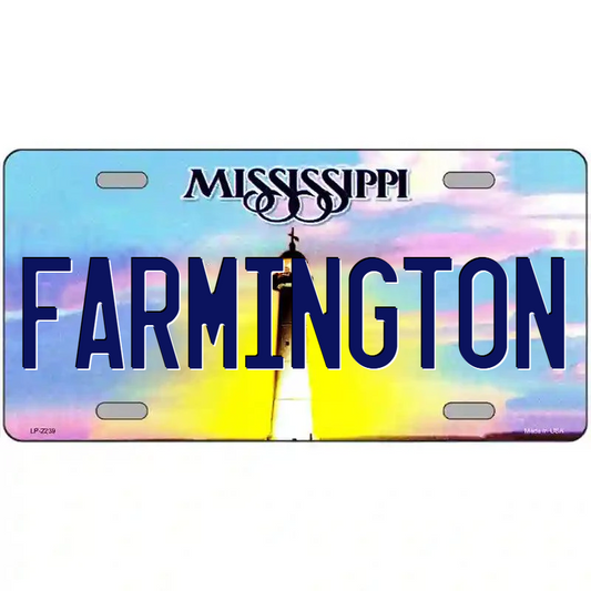 Farmington Mississippi Metal Sign