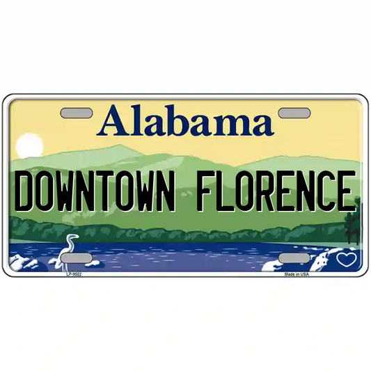 Downtown Florence Alabama Metal Sign