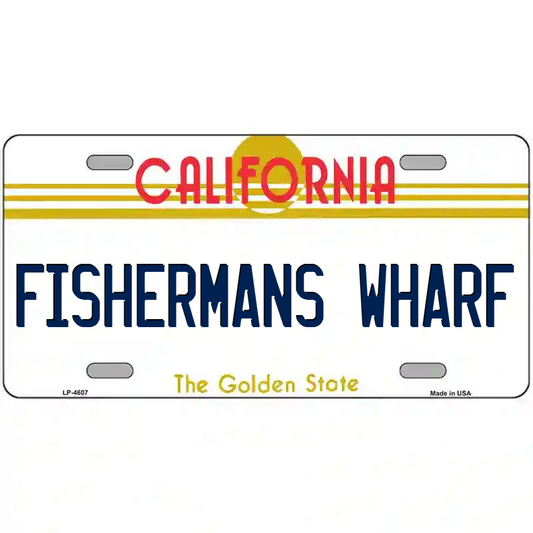 Fisherman's Wharf California Metal Sign