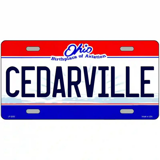 Cedarville Ohio Metal Sign