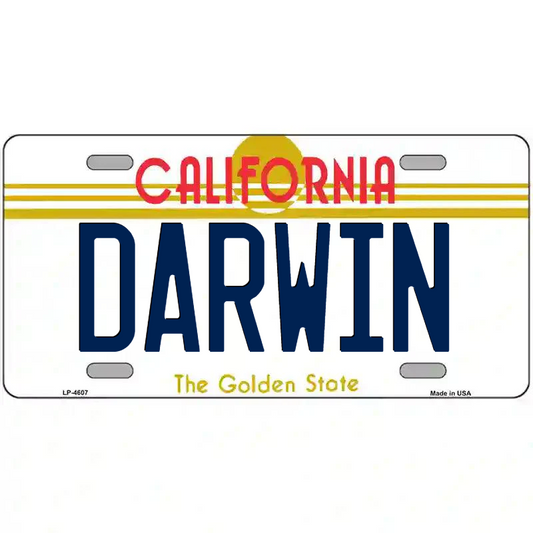 Darwin California Metal Sign