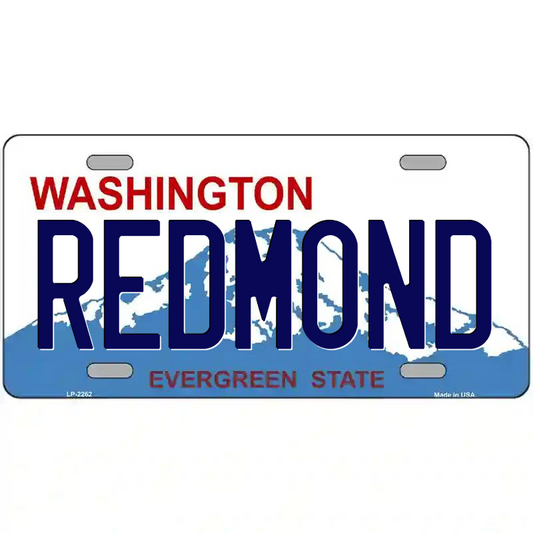 Redmond Washington Metal Sign