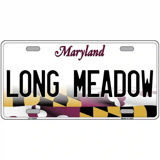 Long Meadow Maryland Metal Sign