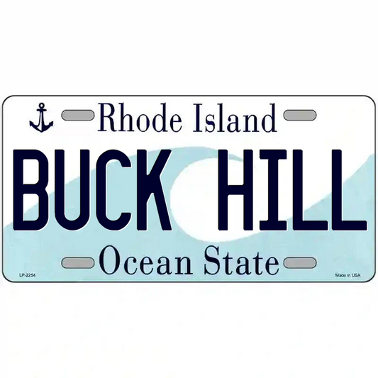 Buck Hill Rhode Island Metal Sign