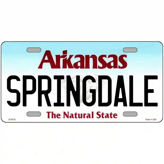 Springdale Arkansas Metal Sign