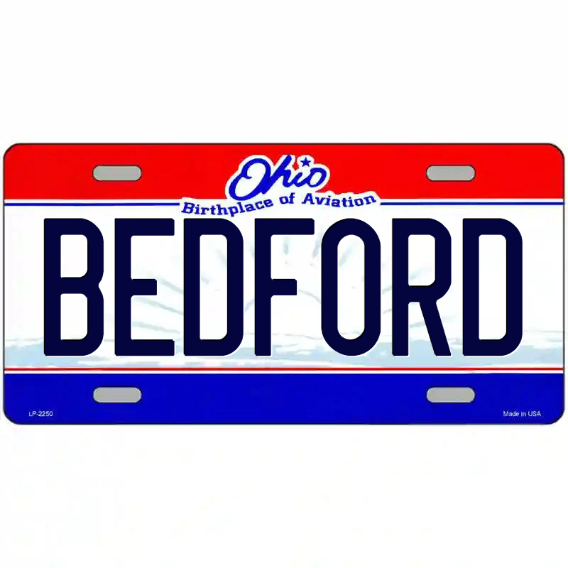Bedford Ohio Metal Sign