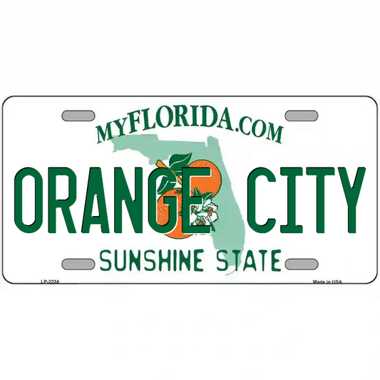 Orange City Florida Metal Sign